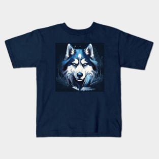 Siberian husky Kids T-Shirt